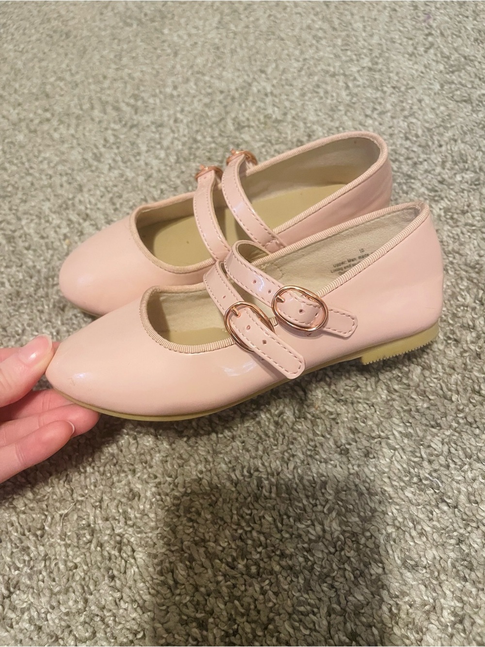 Cat & Jack Toddler Girls Pale Pink Double-Strap Mary Jane Dress Shoes